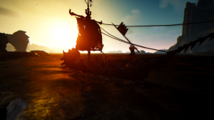Into the sunset!