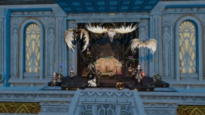 Meeting up in the guild hall