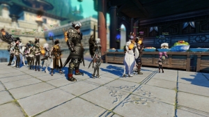 Huge lines for our famous guild cook