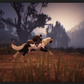 Riding Perun with the sunrise