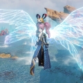 Konijntje flying as a fairy!