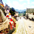 Horse Ride in town
